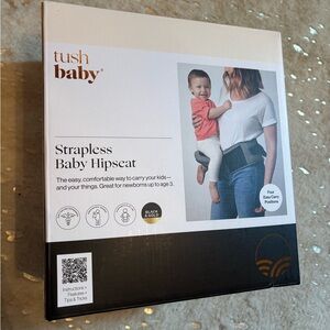 TushBaby Black Strapless Baby Hipseat